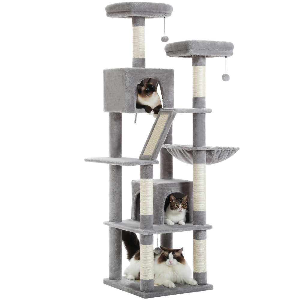 Arbre à chat XXL gris