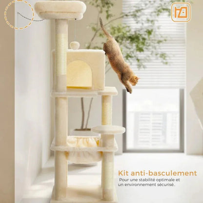 Arbre à chat adulte anti basculement