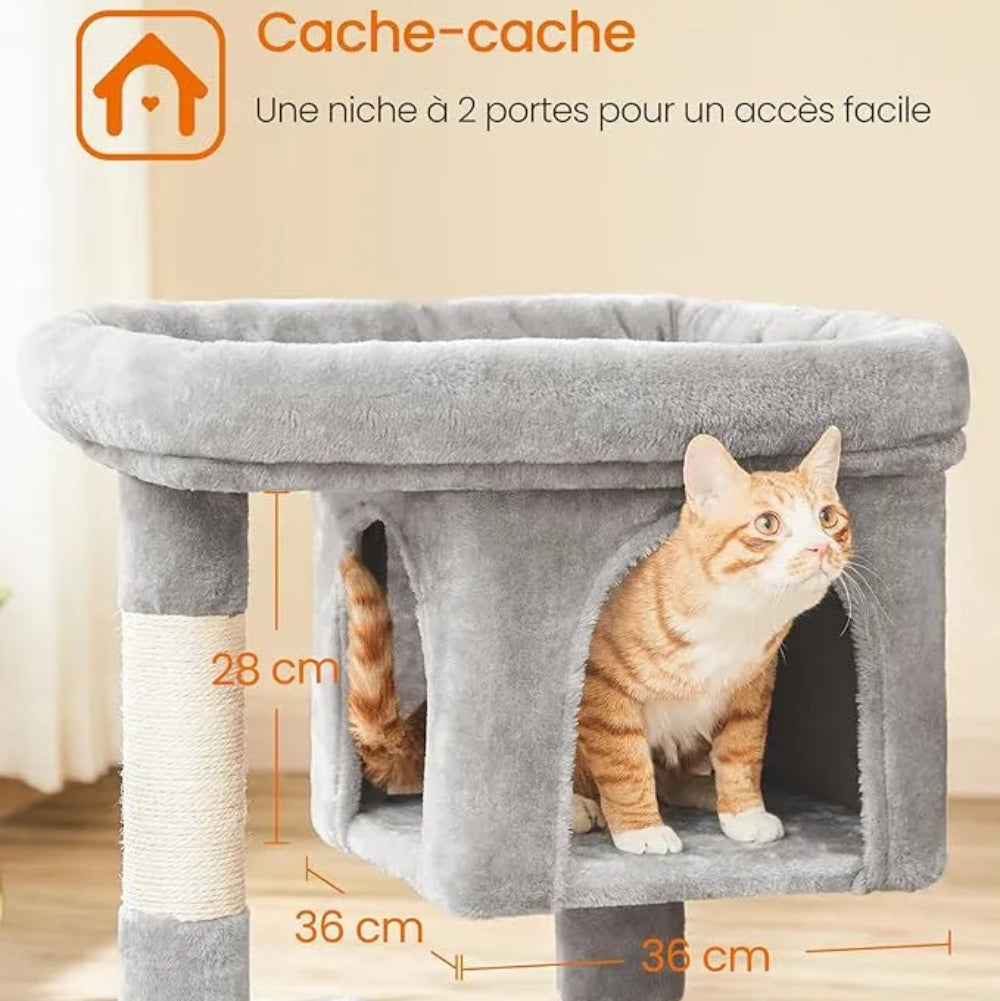 Arbre à chat cachette