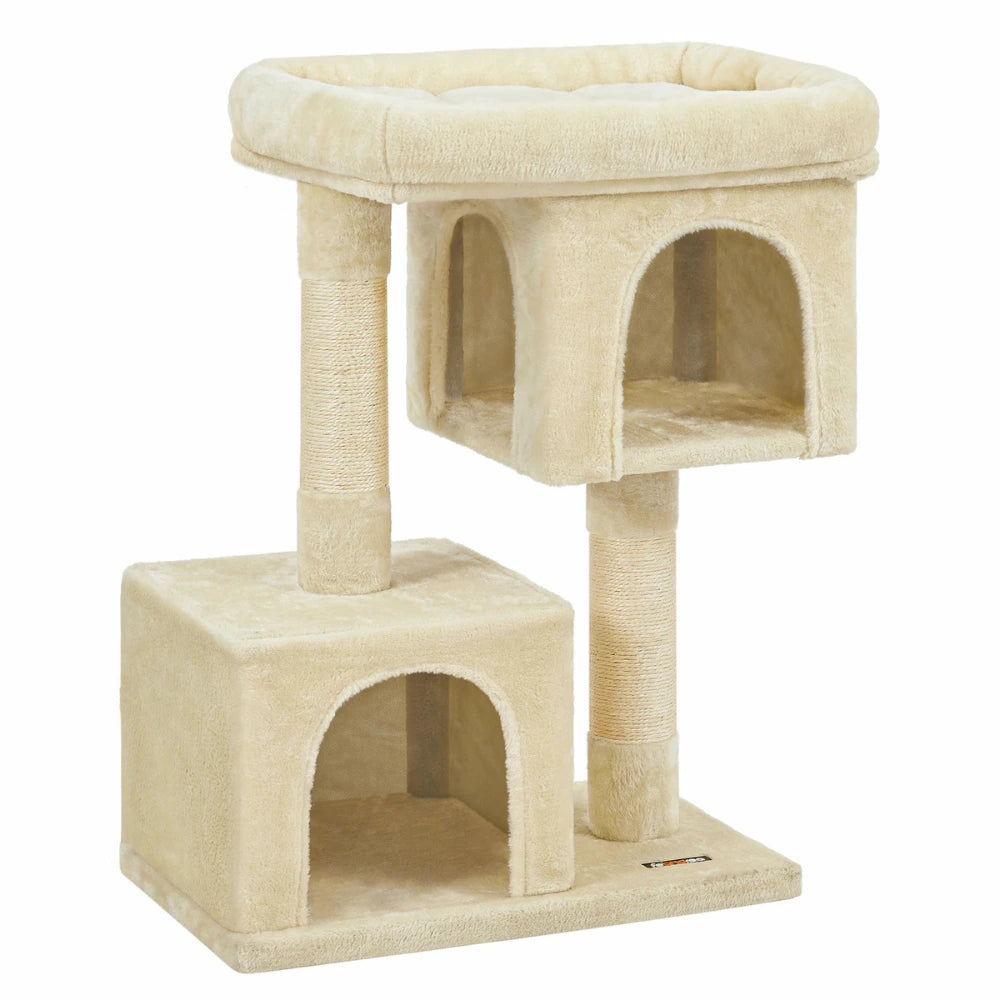 arbre à chat petit beige