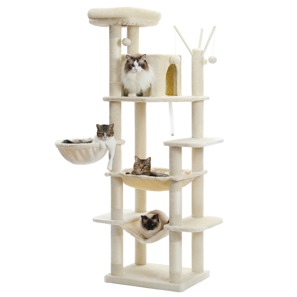 Arbre à chat XXL 175cm beige