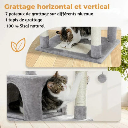 Arbre à chat XXL 175cm griffoir