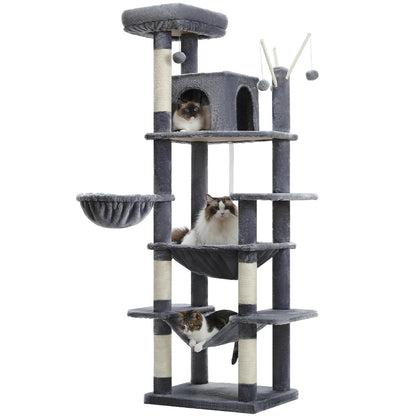 Arbre à chat XXL 175cm gris foncé