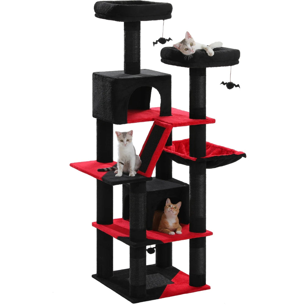 Arbre à chat XXL noir