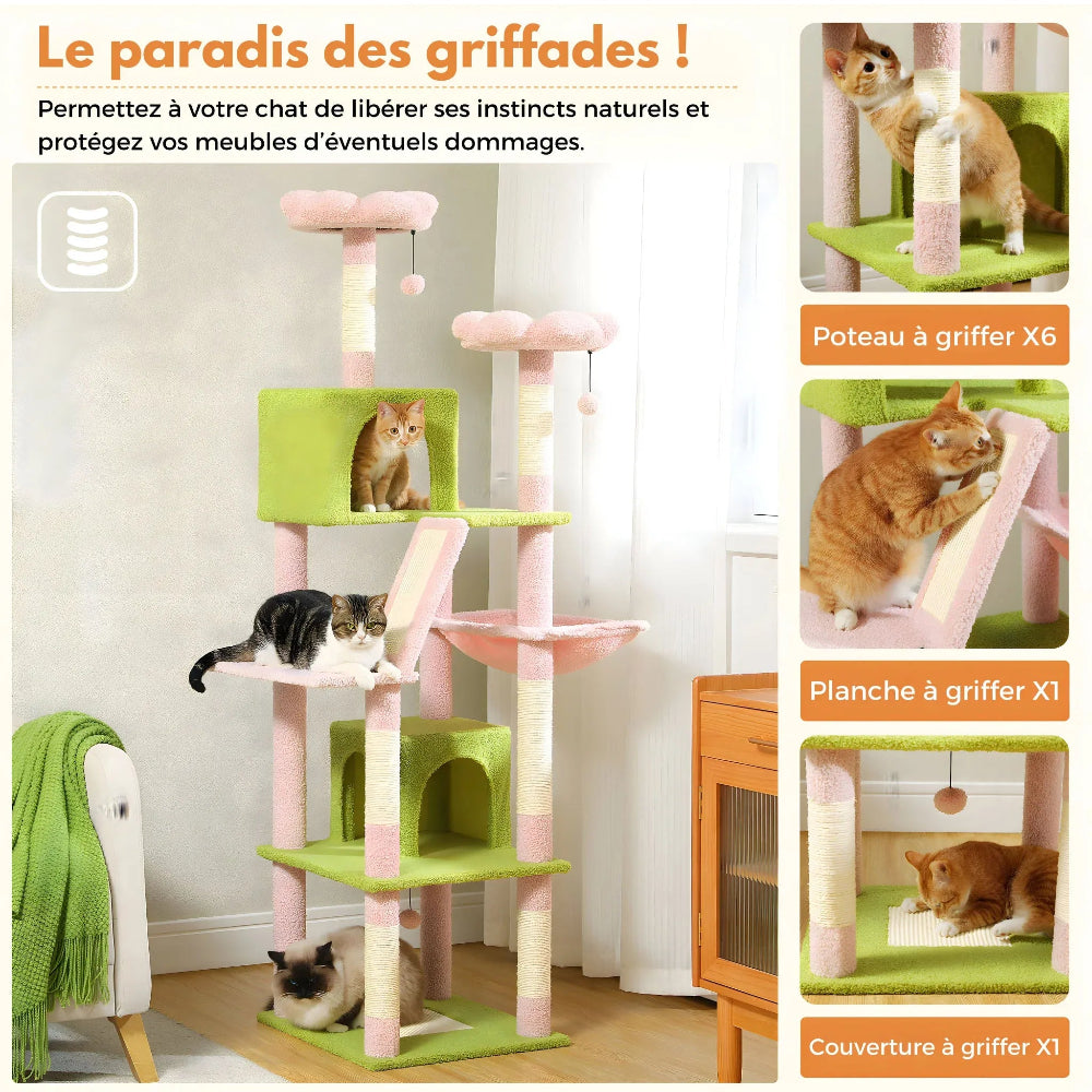 arbre à chat XXL poteau à griffer Image