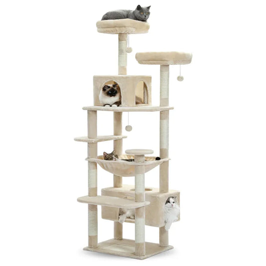Arbre à chat XXL solide beige