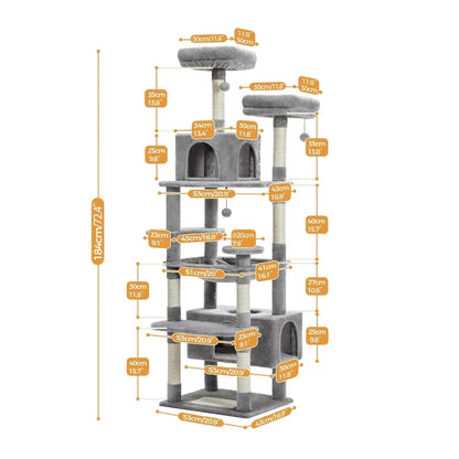 Grand arbre à chat dimension