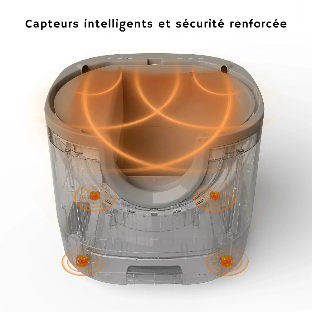 Litière automatique pour chat capteurs intelligents Image