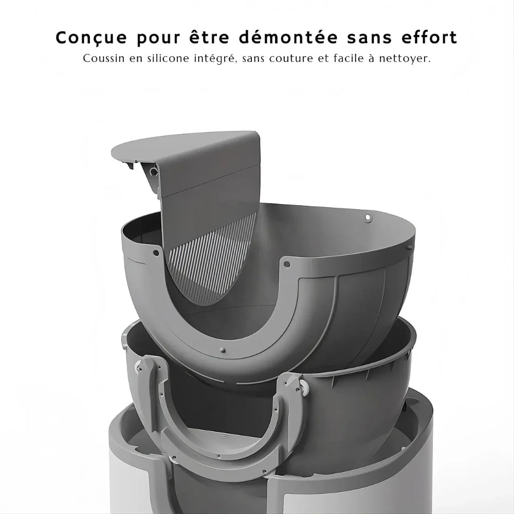 Litière automatique pour chat démontage facile
