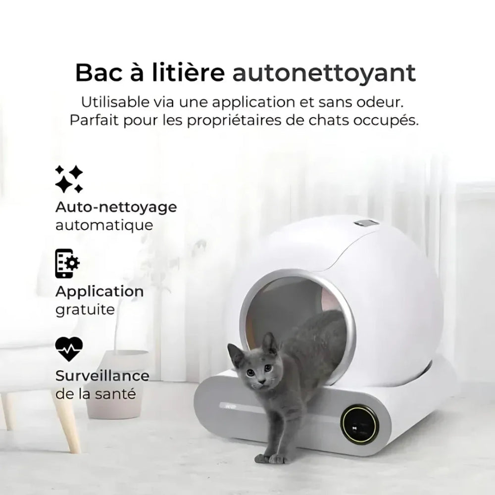 Litière autonettoyante sans odeur