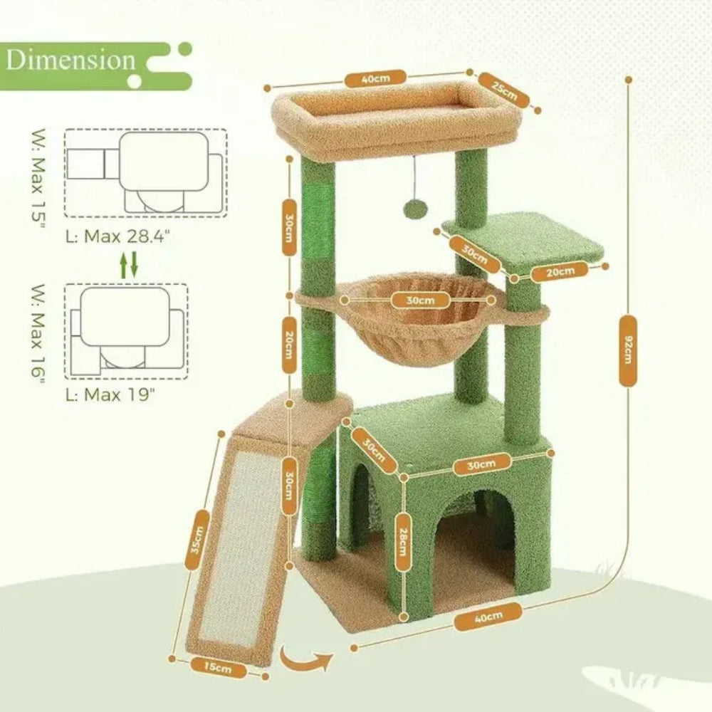 Petit arbre à chat dimension